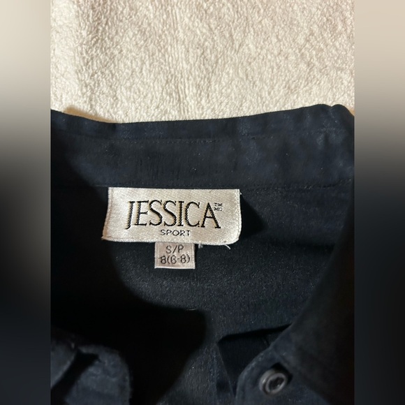Jessica Sport Black Button-Up Shirt - Picture 2 of 4